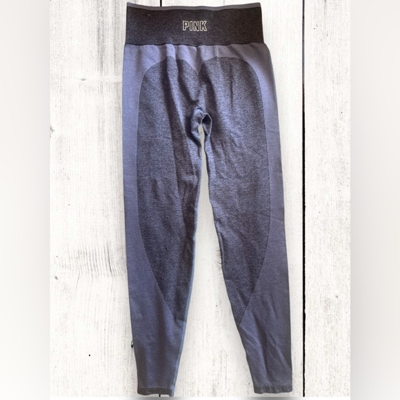 Victoria's Secret PINK Active Seamless Blue Tight Workout Leggings Size Small - Picture 2 of 7